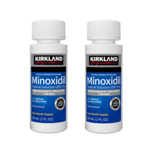 Combo 2 Kem Dưỡng Mọc Râu Tóc Kirkland Signature Minoxidil 5% Dạng Lỏng 60ml