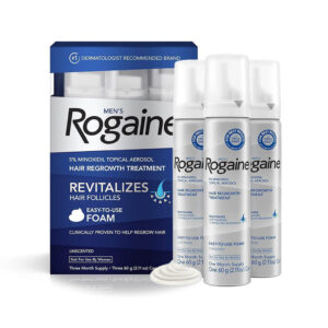 Combo 3 Kem Dưỡng Mọc Râu Tóc Rogaine Minoxidil 5% Foaming Dạng Bọt 60ml