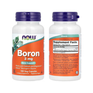 Viên Uống Now Boron 3mg - Hỗ Trợ Phát Triển Râu Tối Đa